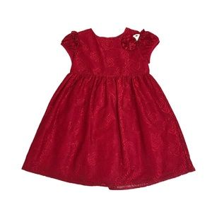 Girl’s Special Occasion Red Dress Size 4T